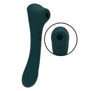 Vibratore vaginale in silicone doppio dildo vibrante liscio succhia clitoride