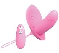 vibratore vaginale in silicone rosa con telecomando morbido dildo vibrante pink