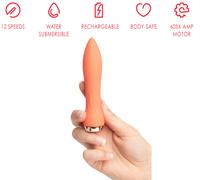 Vibratore vaginale piccolo dildo vibrante anale mini fallo clitoride in silicone