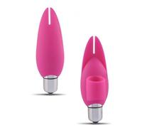 Vibratore vaginale piccolo in silicone da dito stimolatore clitoride vibrante