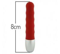 Vibratore vaginale piccolo in silicone fallo liscio vibrante morbido mini dildo