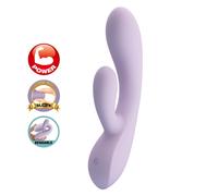 Vibratore Vaginale Rabbit Donna Dildo Flessibile Doppio Stimolatore Impermeabile