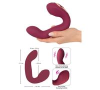 Vibratore vaginale rabbit doppio dildo vibrante vaginale clitoride in silicone