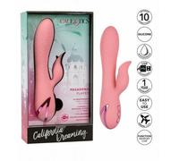 Vibratore vaginale rabbit doppio fallo vibrante clitoride in silicone realistico