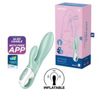Vibratore vaginale Rabbit gonfiabile doppio air pump bunny 5+ satisfyer