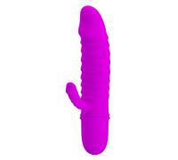 Vibratore Vaginale Rabbit Stimolazione Doppia Clitoride Punto G Silicone Morbido