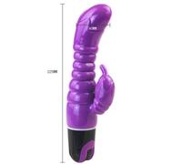 VIBRATORE VAGINALE REALISTICO CLITORIDE PENE FALLO VIBRANTE PUNTO G 22CM VIOLA