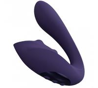 Vibratore vaginale Yuki Dual Motor G-Spot Vibrator with Massaging Beads Purple