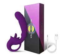 vibratore Vibratore Clitorideo Punto G Clitoride Realistico per Clitoride Per Donne con 10 Modalità di Vibrazione Leccate Ricaricabile