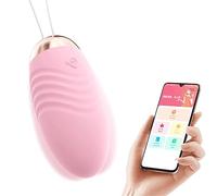 Vibratore Vibratore G-Spot wireless APP Telecomando Vibrante Uovo Salto Uovo Mutandine Vibratore Per Giocattolo adulto del sesso delle donne