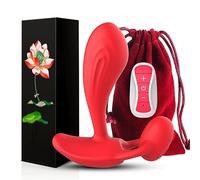 Vibratore Vibratore indossabile con vibratore Per Vibratore con telecomando senza fili a doppio motore per donna Mutandine Vibratore per clitoride G Spot Masturbatore Giocattoli sessuali