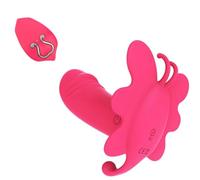 Vibratore Vibratore indossabile telecomandato Vibratori del dildo Per Donne G-spot Clitoride Mutandine a farfalla invisibili Uovo vibrante Giocattoli del sesso