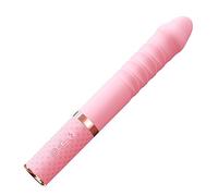 vibratore Vibratore telescopico del clitoride del punto G della masturbazione delle donne del giocattolo del sesso del vibratore telescopico della macchina automatica (rosa, Cina)