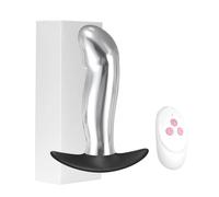 Vibratore Vibratori anali in acciaio inossidabile Per Uomini Masturbatore della prostata Massaggiatore Butt Plug Dildo Giocattolo del sesso anale