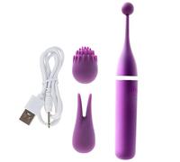 Vibratore Vibratori del punto G 3 tappi di ricambio Lecca il vibratore del clitoride, il vibratore del capezzolo, il masturbatore, i giocattoli del sesso per le donne
