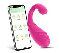 Vibratore Vibratori di controllo Bluetooth con APP a doppio motore G Spot Uovo vibrante indossabile Giocattoli del sesso anale Per Donne