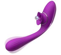 Vibratore Vibratori per clitoride Per Rotazione per donne, Masturbatore, Stimolatore per lingua flessibile, Coppia, Giocattoli adulti del sesso