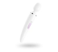 VIBRATORE WAND GRANDE BIANCO IN SILICONE RICARICABILE MASSAGGIATORE PER DONNA