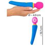 Vibratore wand in silicone massaggiatore vibrante corpo vaginale anale clitoride