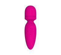 Vibratore Wand Massager Ricaricabile con 10 Modalità e 5 Intensità di Vibrazione Massaggiatore Clitorideo Silenzioso Impermeabile Testa Flessibile Sex Toy per Donne in Silicone Medico