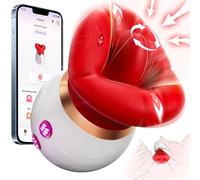 Vibratoreper Donna Clotoride mit APP, Succhia Clotoride per donna Vibratore, Sexytoysys donna Vibratori Stimolatore Femminile Rotazione a 360 gradi con modalità 3x10 Vibratore Donna Sex Toys