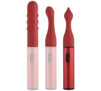 Vibratoreper Donna con 3 Spine Intercambiabili,Vibratore Dildo con 10 Funzioni di Shock Sex Toys,Piccolo Vibratori Proiettile Vibratore Punto G,Rabbit Vibratori Vibratoreper Donna Plug Sex Toy