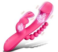 Vibratoreper donna del punto G Sex Toy - Dildo Stimolatore clitorideo, Giocattolo per adulti per il piacere femminile, doppio 10 modalità vibratore rosa anale Giocattolo del sesso di coppia