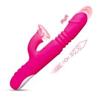 Vibratoreper Donna Professionale Clitoride - Vibratore Sex Toys Dildo Realistico Stimolatore per Clitoride Punto G Squirting Vibratore Rabbit 10 Modalità di Vibrazione Anale Sex Toy Sextoysdonna