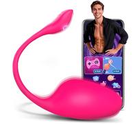 Vibratoreper Donna Professionale con APP, 9 Modalità Vibratore Clitoride Sexytoysys Donna Coppia Uomo, Wireless Ovetto Vibrante con Telecomando, Vibratoriper Donne Sex Toys, Vibratori Dildo Sexy Toys