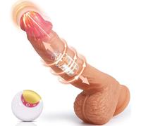 Vibratoreper Donna Professionale Dildo Realistici Telecomando Sex Toys, Vibratoreper Donna Punto g Squirting con 8 Vibrazioni Sextoysdonna, 22cm XXL Vibratore Plug Analesex Sessuali Vibratori Dildo