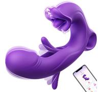 Vibratoreper donna professionale Sex toys, 3 in 1 vibratore Sexytoysys Battito Vuoto Vibratori Con 7 modalità, Controllo tramite APP Sexy toys Vibratoreper Grandi vibratore per donnas
