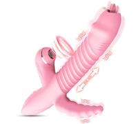Vibratoreper Donna Professionale Sex Toys - Anale Clitorideo G-Spot Sexytoysys 3 in 1 Vibratoriper Donne con 10 Modalità Sextoy Stimolatore di Realistico per Coppie Vibratore Dildo