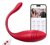 Vibratoreper Donna Professionale Wireless piccolo Ovetto Vibrante Donna Telecomando a Distanza APP Sex Toys, Vibrator Per Coppia 10 Modalità Vibratore Silenzioso, sexytoysys donna coppia Sex Toy