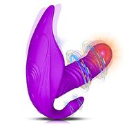 Vîbràtóreper Dónnà Puntó G Sqúîrtîng Telecomando, Vïbràtore Realistico S x T yscop T ysper D ldo Sh p H t Ogg tti, V br tori Giôchi Er tîtici S xy per Coppie piccolo ricarica USB senza