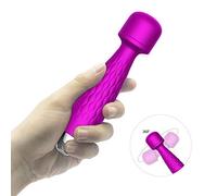 Vibratori G-Spot, masturbazione femminile con vibratore Mini-stick a 10 frequenze, vibratore di ricarica USB Testa di massaggio rotante a 360 °, puntelli AV per la masturbazione femminile.