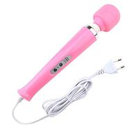 Vibratori G-Spot, Vibratori per coppia Il bastone di massaggio ha un interruttore a 10 frequenze e un vibratore di grandi dimensioni, puntelli per masturbazione femminile G-spot,Pink