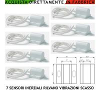 Vibratori Inerziali 7 Sensori Vibratori Antifurto Allarme Tentativi Scasso Furto