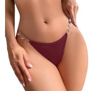 Vibratori Intimo Donne Confortevole Hot Tanga Cintura Regolabile A Vita Bassa Cotone Passo Triangolo Biancheria Intima Donna Sexy Grandi Taglie, Rd3, XS