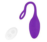 Vibratori Massaggiatore elettrico con telecomando in silicone wireless Ricarica impermeabile USB a 10 velocita Vibratore Palline vaginali masturbatore（TE2）
