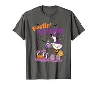 Vibrazioni di Halloween di Feelin' Witchy Goose Maglietta