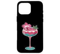 Vibrazioni estive estetiche per cocktail tropicali Custodia per iPhone 16 Pro Max