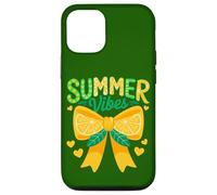 Vibrazioni estive limone cuori di cuori tropicali grafici Custodia per iPhone 12/12 Pro