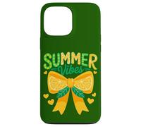 Vibrazioni estive limone cuori di cuori tropicali grafici Custodia per iPhone 13 Pro Max