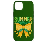 Vibrazioni estive limone cuori di cuori tropicali grafici Custodia per iPhone 14 Plus