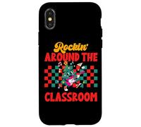 Vibrazioni festive Rockin' Around The Classroom Custodia per iPhone X/XS