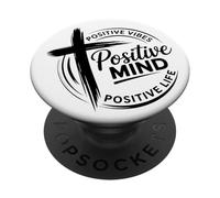 vibrazioni positive mente positiva uomini cristiani donne crisitiani PopSockets PopGrip Adesivo