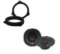 Vibrazioni SLICK6 6.5" 17cm Coassiale Auto Audio Porta MDF Upgrade Per Casse BMW