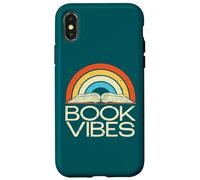 Vibrazioni vintage per amanti dei libri retrò Custodia per iPhone X/XS