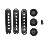 Vibrivio 12 dischi piezoelettrici da 27 mm con cavo, trasduttore piezoelettrico in ottone per chitarra acustica e grilletto per batteria, parti di ricambio per chitarra elettrica, nero