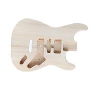 Vibrivio Corpo per chitarra elettrica fai da te, materiale in legno di tiglio non finito, parti personalizzate per chitarra, 1 unità, adatto per progetti di chitarra elettrica